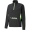 PUMA Fit Heritage Woven 1/2-Zip Sweatshirt Herren 51 - PUMA black/fizzy lime M