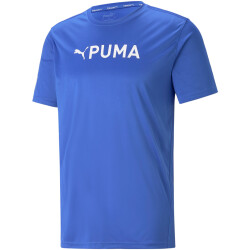 PUMA Fit Logo T-Shirt Herren 92 - royal sapphire M