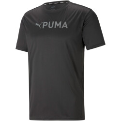 PUMA Fit Logo T-Shirt Herren 01 - PUMA black M
