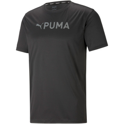 PUMA Fit Logo T-Shirt Herren 01 - PUMA black L