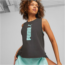 PUMA Fit Tri-Blend Tanktop Damen 51 - PUMA black/electric...