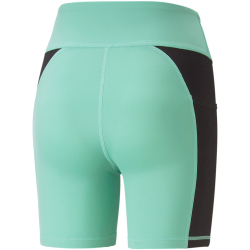 PUMA Fit 5" enge Shorts Damen 76 - electric peppermint/puma black XS