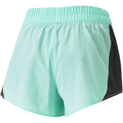 PUMA Fit Fashion Woven Flow Shorts Damen 76 - electric peppermint/puma black S