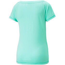 PUMA Train Favorite Jersey Cat Trainingsshirt Damen 76 - electric peppermint S