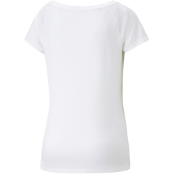 PUMA Train Favorite Jersey Cat Trainingsshirt Damen 02 - PUMA white XS