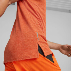 PUMA Train Favorite Heather Cat Trainingsshirt Herren 94 - chili powder heather M