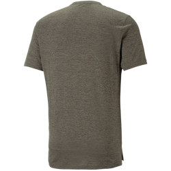 PUMA Train Favorite Heather Cat Trainingsshirt Herren 73 - green moss heather M