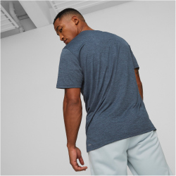 PUMA Train Favorite Heather Cat Trainingsshirt Herren 16 - dark night heather M