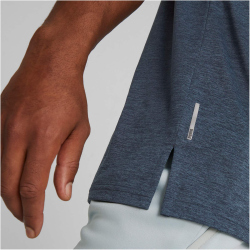 PUMA Train Favorite Heather Cat Trainingsshirt Herren 16 - dark night heather M