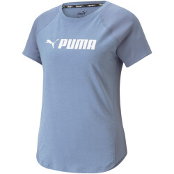 PUMA FIT Logo Trainingsshirt Damen 18 - filtered ash S