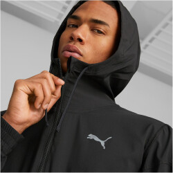PUMA Fit Woven Trainingsjacke Herren 51 - PUMA black/cool dark gray M