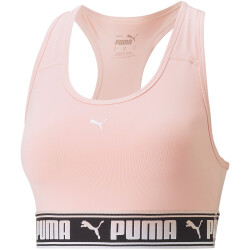 PUMA Mid Impact Strong Sport-BH Damen 66 - rose dust S