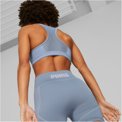 PUMA Mid Impact 4Keeps Sport-BH Damen 69 - filtered ash/puma white XL