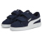 PUMA Smash 3.0 Suede Sneaker mit Klettverschluss Baby 02 - puma navy/puma white 22