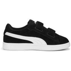 PUMA Smash 3.0 Suede Sneaker mit Klettverschluss Kinder 01 - PUMA black/PUMA white 33