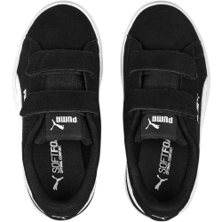 PUMA Smash 3.0 Suede Sneaker mit Klettverschluss Kinder 01 - PUMA black/PUMA white 33