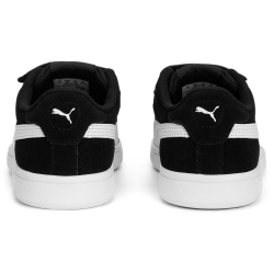 PUMA Smash 3.0 Suede Sneaker mit Klettverschluss Kinder 01 - PUMA black/PUMA white 33