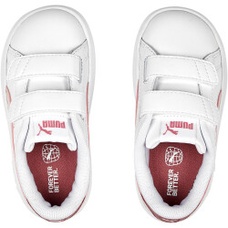 PUMA Smash 3.0 Leder-Sneaker mit Klettverschluss Baby 07 - PUMA white/rose dust/heartfelt 24