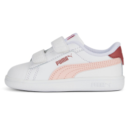 PUMA Smash 3.0 Leder-Sneaker mit Klettverschluss Baby 07 - PUMA white/rose dust/heartfelt 25