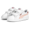 PUMA Smash 3.0 Leder-Sneaker mit Klettverschluss Baby 07 - PUMA white/rose dust/heartfelt 25