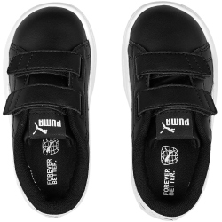 PUMA Smash 3.0 Leder-Sneaker mit Klettverschluss Baby 03 - PUMA black/PUMA white 25