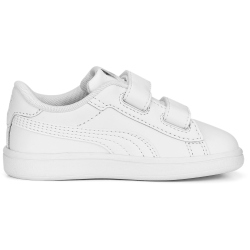 PUMA Smash 3.0 Leder-Sneaker mit Klettverschluss Baby 02 - PUMA white/cool light gray 25
