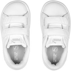 PUMA Smash 3.0 Leder-Sneaker mit Klettverschluss Baby 02 - PUMA white/cool light gray 25