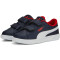 PUMA Smash 3.0 Leder-Sneaker mit Klettverschluss Kinder 04 - PUMA navy/PUMA white/for all time red 31