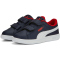 PUMA Smash 3.0 Leder-Sneaker mit Klettverschluss Kinder 04 - PUMA navy/PUMA white/for all time red 32