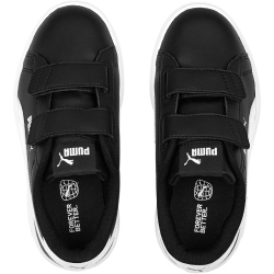 PUMA Smash 3.0 Leder-Sneaker mit Klettverschluss Kinder 03 - PUMA black/PUMA white 32