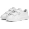 PUMA Smash 3.0 Leder-Sneaker mit Klettverschluss Kinder 02 - PUMA white/cool light gray 32.5