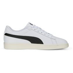 PUMA Smash 3.0 Leder-Sneaker 03 - PUMA white/PUMA black/PUMA gold/frosted ivory 36