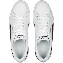 PUMA Smash 3.0 Leder-Sneaker 03 - PUMA white/PUMA black/PUMA gold/frosted ivory 36