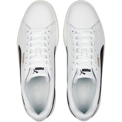 PUMA Smash 3.0 Leder-Sneaker 03 - PUMA white/PUMA black/PUMA gold/frosted ivory 42.5