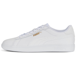 PUMA Smash 3.0 Leder-Sneaker 01 - PUMA white/PUMA white/PUMA gold 38.5