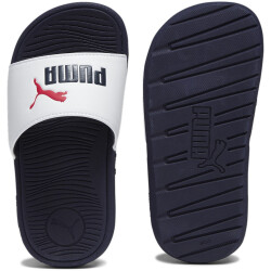 PUMA Cool Cat 2.0 Badelatschen Kinder 06 - PUMA white/PUMA navy/for all time red 28