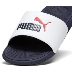 PUMA Cool Cat 2.0 Badelatschen Kinder 06 - PUMA white/PUMA navy/for all time red 35.5