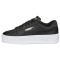 PUMA Smash Platform V3 Laser Cut Plateau Sneaker Damen 02 - PUMA black/strong gray/PUMA silver 38