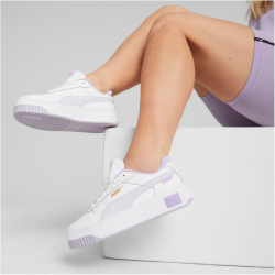 PUMA Carina Street Sneaker Damen 07 - puma white/spring lavender/puma gold 36