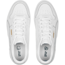 PUMA Carina Street Sneaker Damen 01 - PUMA white/PUMA white/PUMA gold 37.5