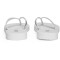 PUMA Sandy Flip Space Metallics Zehentrenner Damen 02 - matte silver/puma white/puma silver 35.5