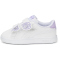 PUMA Smash v2 Bfly V Baby-Sneaker 04 - puma white/vivid violet/puma silver 25