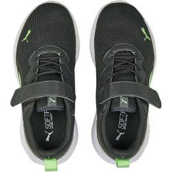PUMA All-Day Active Sneaker Kinder 12 - shadow gray/fizzy lime/puma black 30