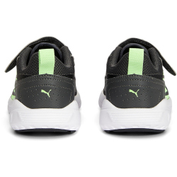 PUMA All-Day Active Sneaker Kinder 12 - shadow gray/fizzy lime/puma black 34