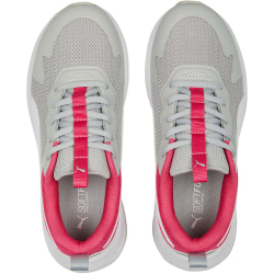 PUMA Evolve Run Mesh Sneaker Kinder 08 - cool light gray/puma white/glowing pink 36