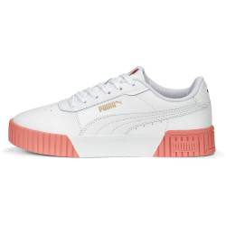 PUMA Carina 2.0 Sneaker Damen 09 - PUMA white/hibiscus flower/PUMA gold 38