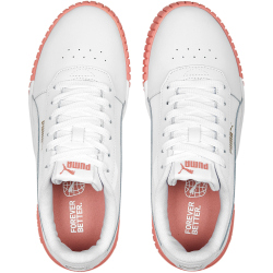 PUMA Carina 2.0 Sneaker Damen 09 - PUMA white/hibiscus flower/PUMA gold 38