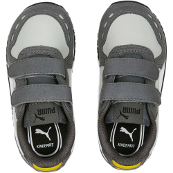 PUMA Cabana Racer Sl 20 Baby-Sneaker mit Klettverschluss 08 - cool light gray/puma white/cool dark gray 20