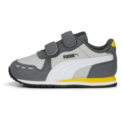PUMA Cabana Racer Sl 20 Baby-Sneaker mit Klettverschluss 08 - cool light gray/puma white/cool dark gray 21