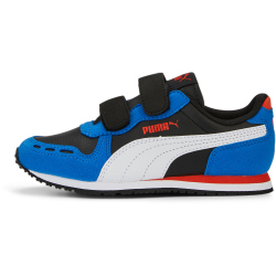 PUMA Cabana Racer SL 20 PS Sneaker mit Klettverschlu&szlig; Kinder 07 - PUMA black/PUMA white/victoria blue 32